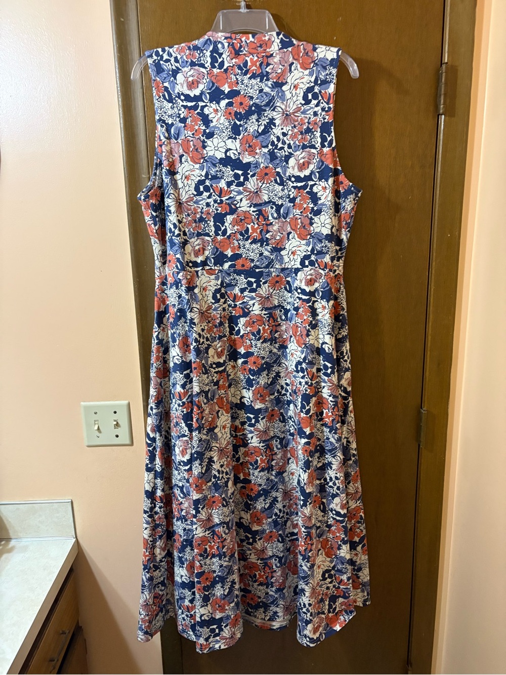 Pact floral organic cotton sleeveless midi dress - Picture 3 of 6